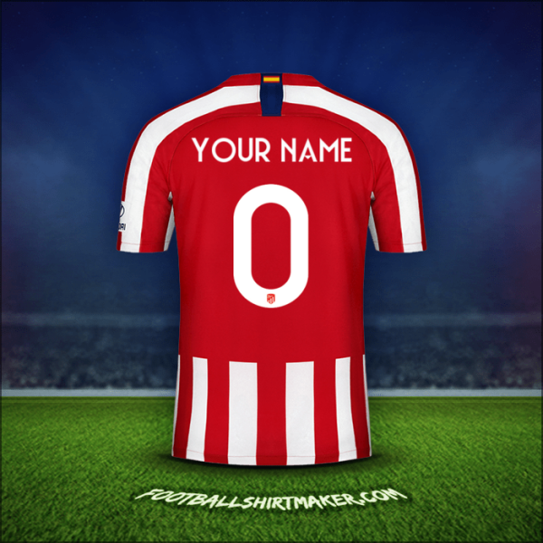 Jersey Atletico Madrid Cup 2019/20 -  your name - 0