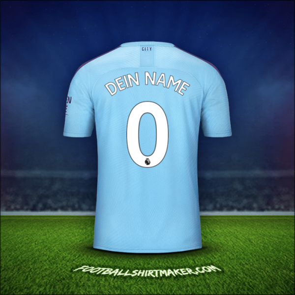 Trikot Manchester City 2019/20 -  dein name - 0