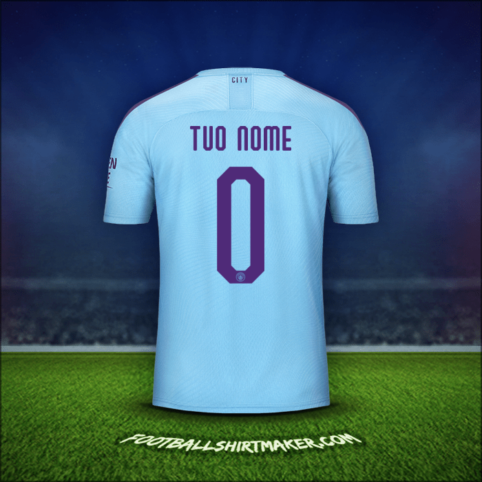 Maglia Manchester City Cup 2019/20 -  tuo nome - 0