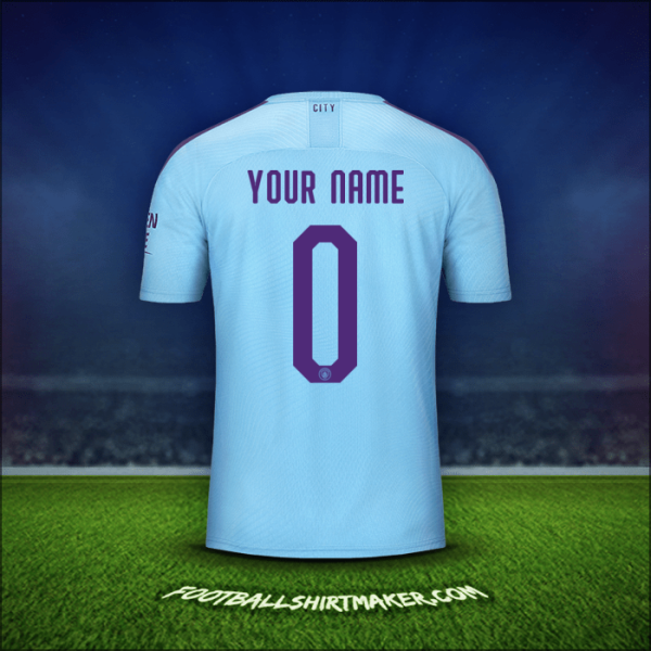 Shirt Manchester City Cup 2019/20 -  your name - 0