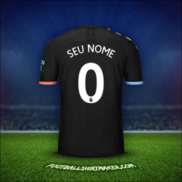 Camisa Manchester City 2019/20 Alternativa -  seu nome - 0