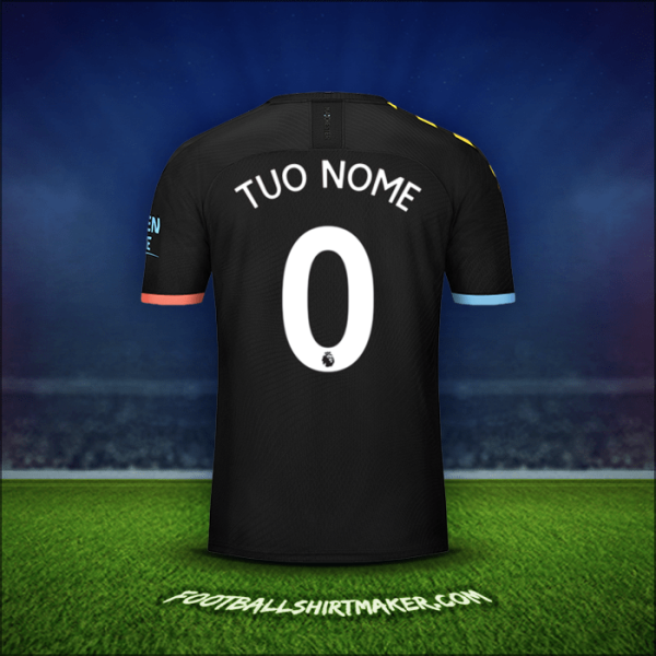 Maglia Manchester City 2019/20 Seconda -  tuo nome - 0