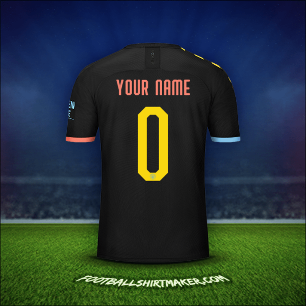 Shirt Manchester City Cup 2019/20 Away -  your name - 0