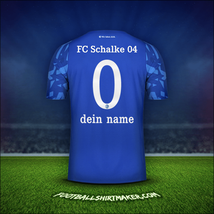 Trikot Schalke 04 2019/20 -  dein name - 0
