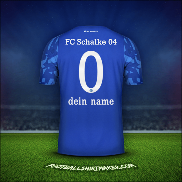 Trikot Schalke 04 2019/20 -  dein name - 0