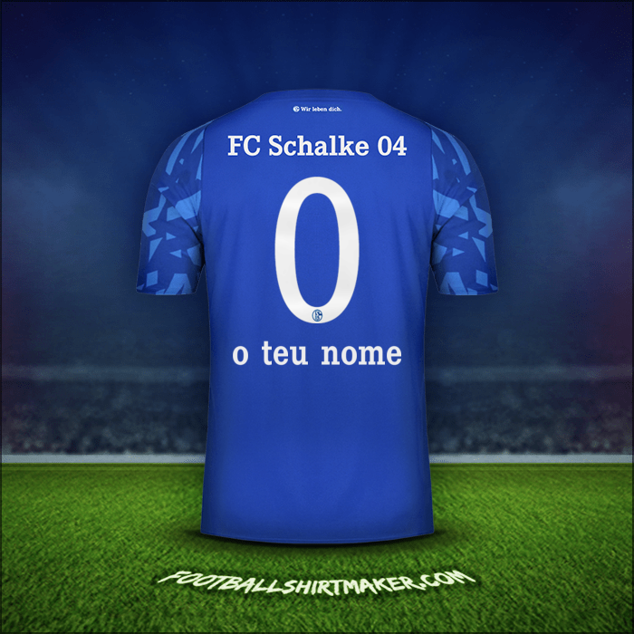 Camisola Schalke 04 2019/20 -  o teu nome - 0