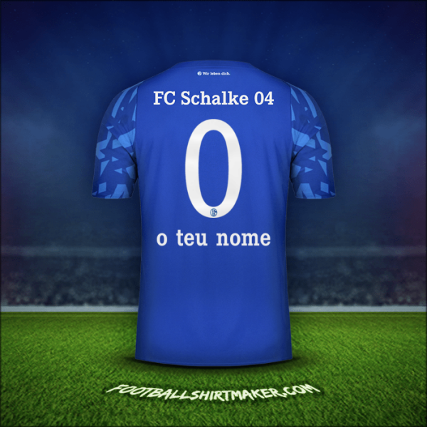 Camisola Schalke 04 2019/20 -  o teu nome - 0