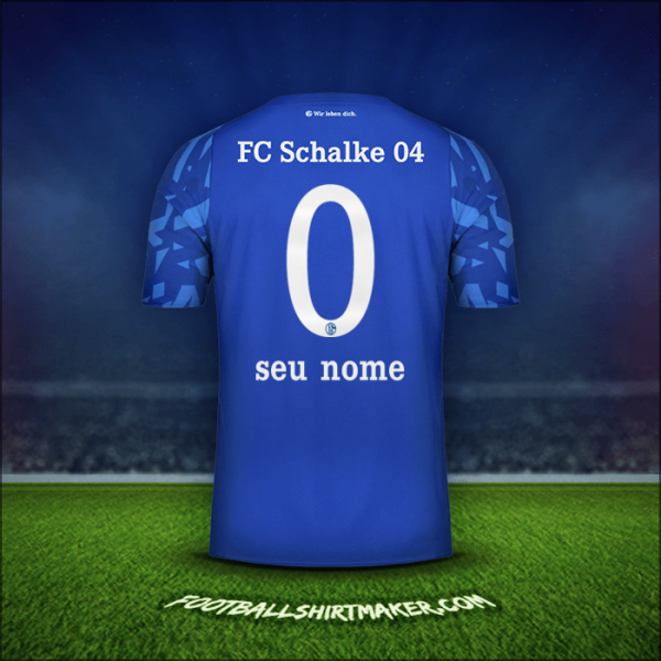 Camisa Schalke 04 2019/20 -  seu nome - 0