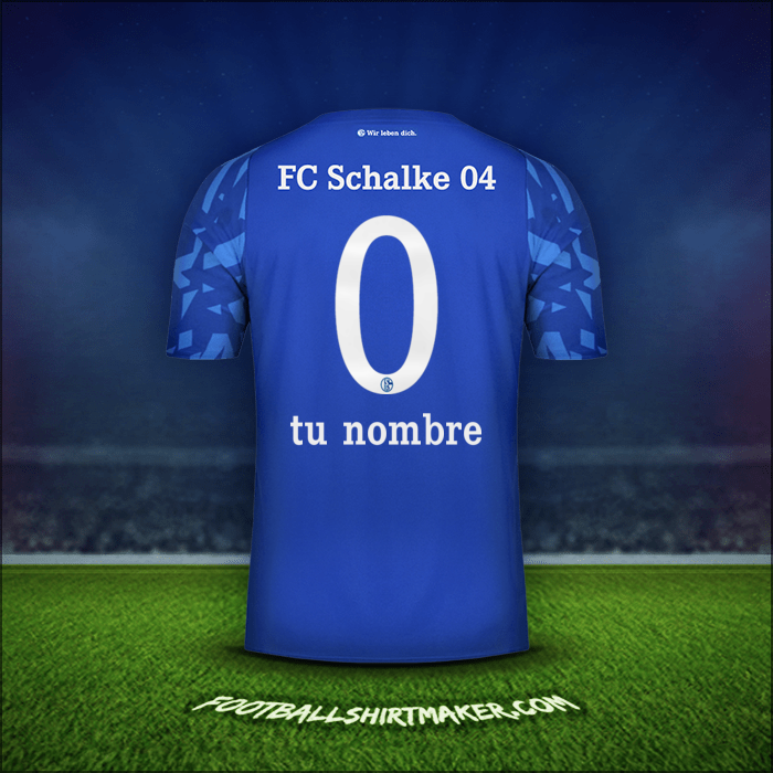 Jersey Schalke 04 2019/20 -  tu nombre - 0