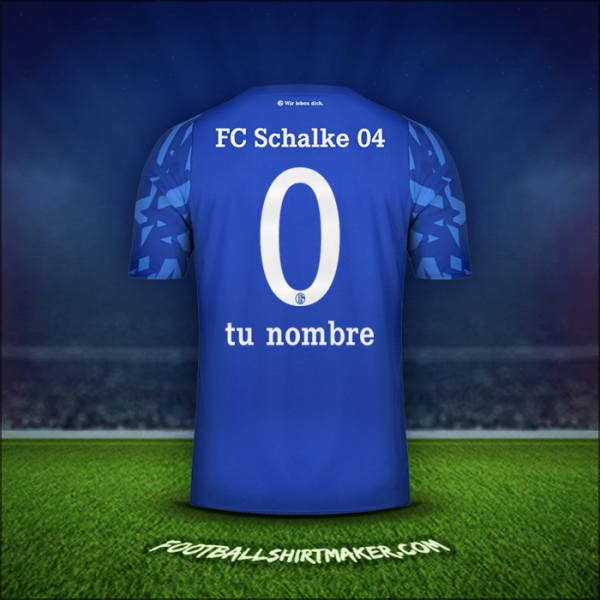 Camiseta Schalke 04 2019/20 -  tu nombre - 0