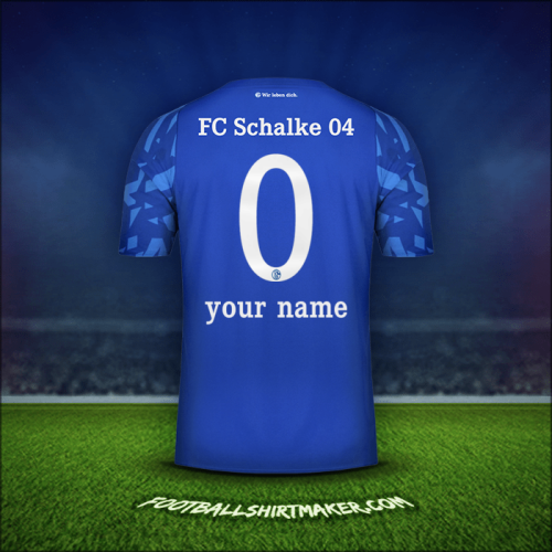 Shirt Schalke 04 2019/20 -  your name - 0