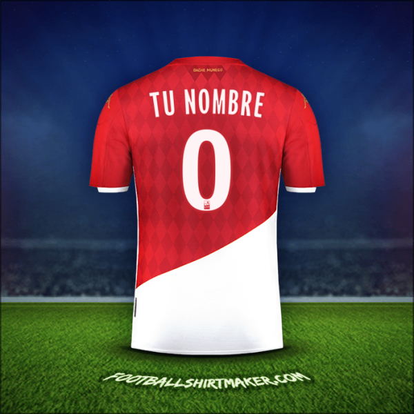 Camiseta As Monaco 2019/20 -  tu nombre - 0