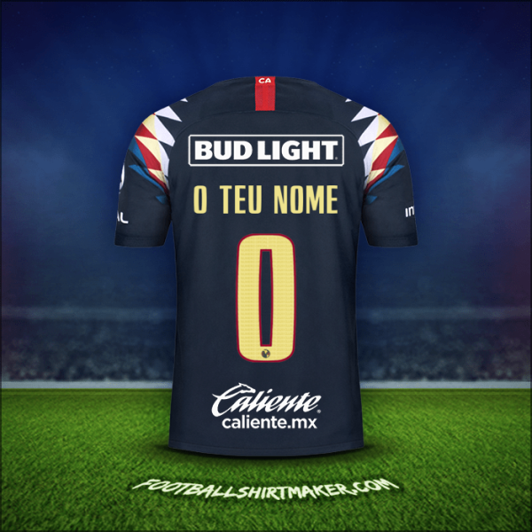 Camisola Club America 2019/20 Alternativa -  o teu nome - 0