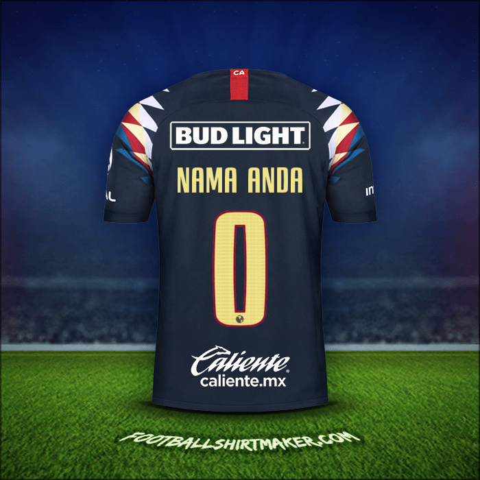 Jersey Club America 2019/20 Alternatif -  nama anda - 0