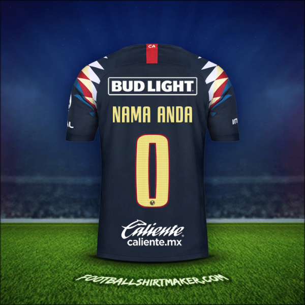 Jersey Club America 2019/20 Alternatif -  nama anda - 0
