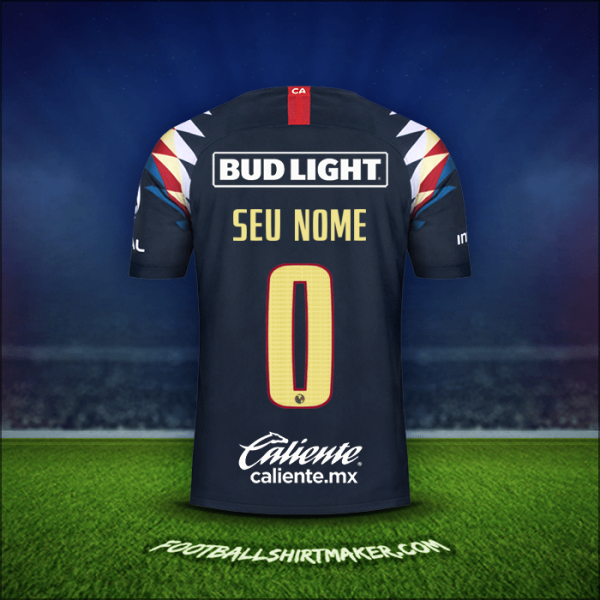 Camisa Club America 2019/20 Alternativa -  seu nome - 0