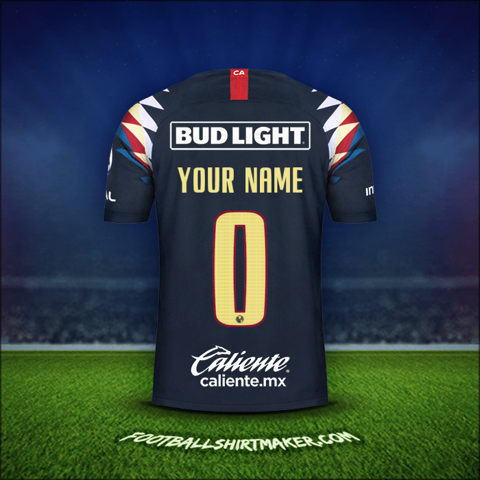 Shirt Club America 2019/20 Away -  your name - 0