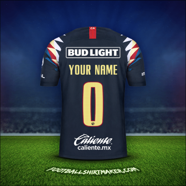 Shirt Club America 2019/20 Away -  your name - 0