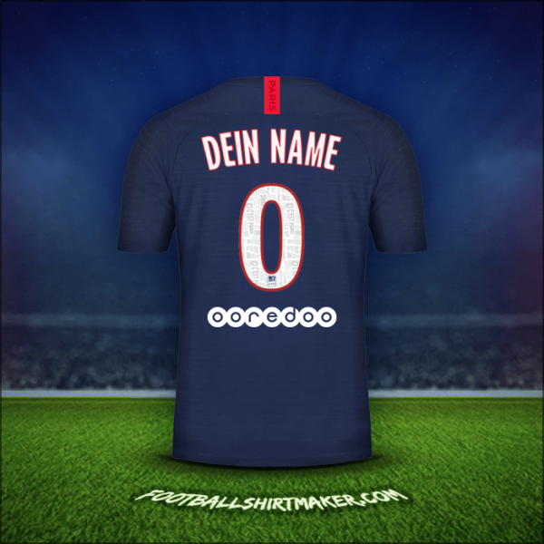 Trikot Paris Saint Germain 2019/20 -  dein name - 0