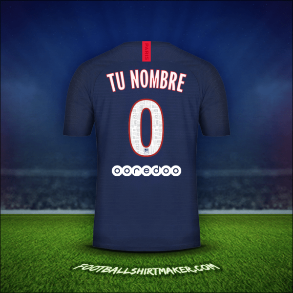 Camiseta Paris Saint Germain 2019/20 -  tu nombre - 0