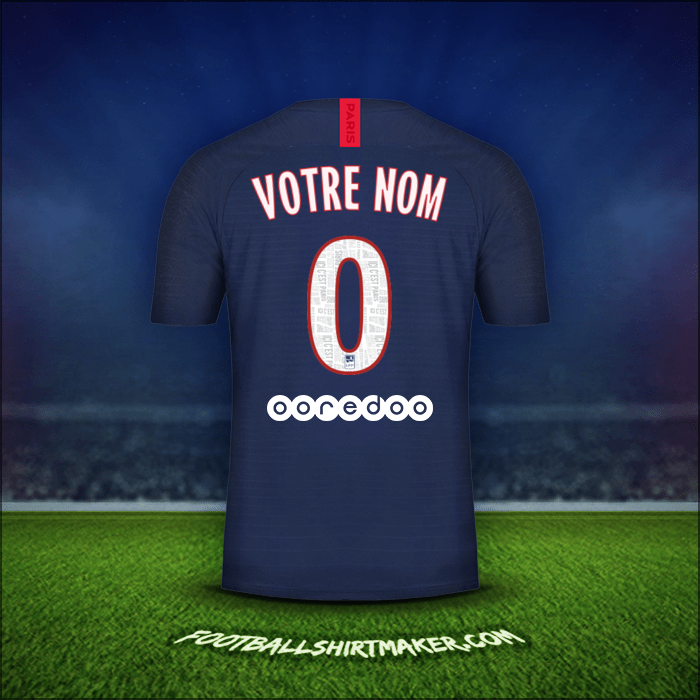 Maillot Paris Saint Germain 2019/20 -  votre nom - 0
