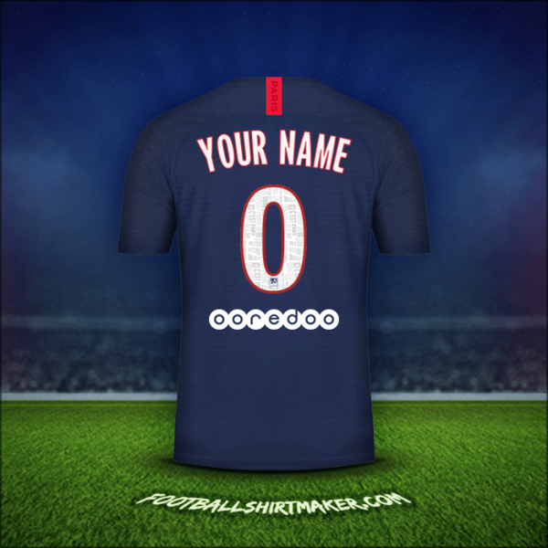 Shirt Paris Saint Germain 2019/20 -  your name - 0