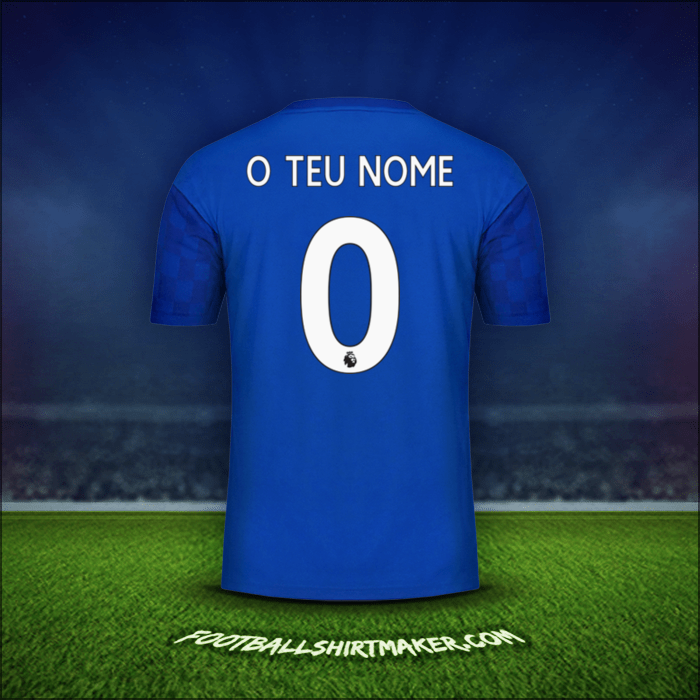 Camisola Leicester City FC 2019/20 -  o teu nome - 0