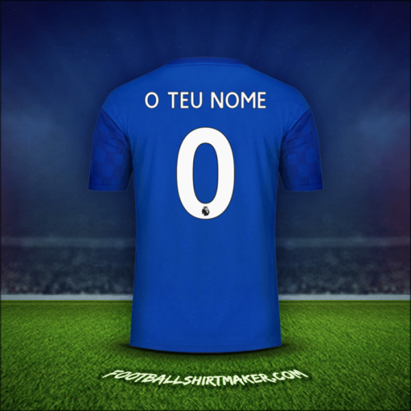 Camisola Leicester City FC 2019/20 -  o teu nome - 0