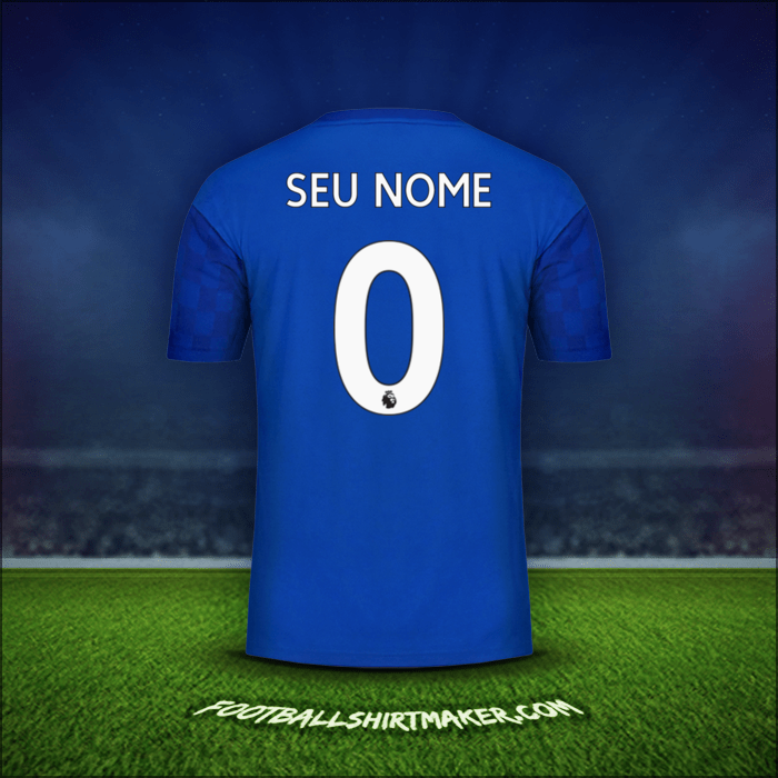 Camisa Leicester City FC 2019/20 -  seu nome - 0