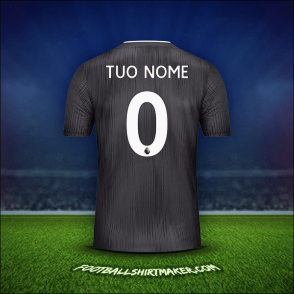 Maglia Leicester City FC Black 2019/20 Seconda -  tuo nome - 0