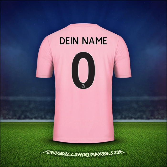 Trikot Leicester City FC Pink 2019/20 Auswärts -  dein name - 0