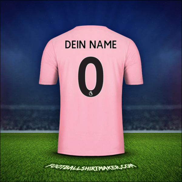 Trikot Leicester City FC Pink 2019/20 Auswärts -  dein name - 0