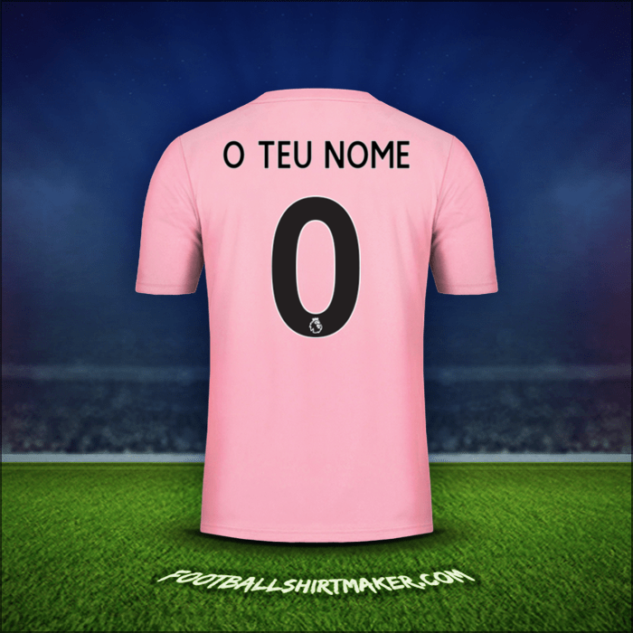 Camisola Leicester City FC Pink 2019/20 Alternativa -  o teu nome - 0