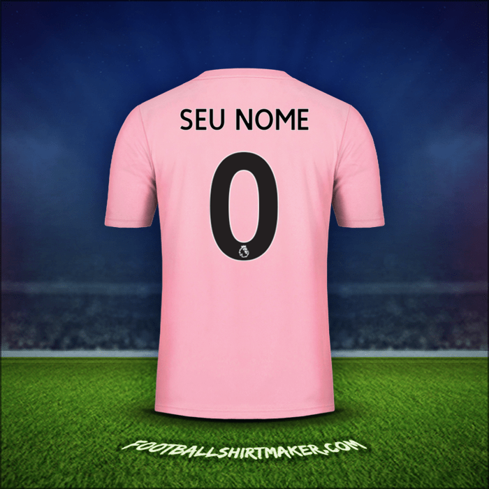 Camisa Leicester City FC Pink 2019/20 Alternativa -  seu nome - 0