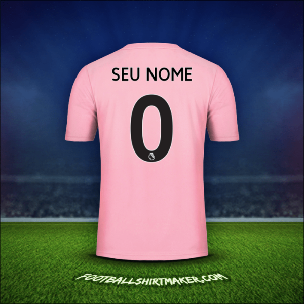 Camisa Leicester City FC Pink 2019/20 Alternativa -  seu nome - 0
