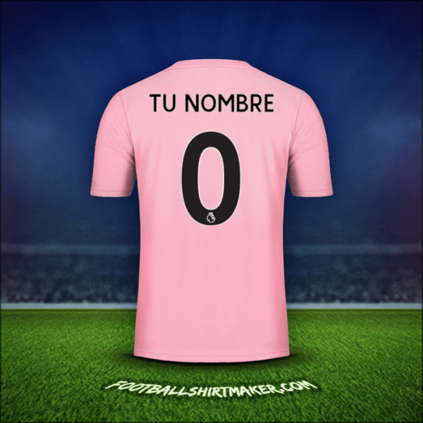 Camiseta Leicester City FC Pink 2019/20 Visita -  tu nombre - 0