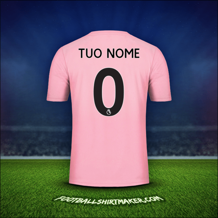 Maglia Leicester City FC Pink 2019/20 Seconda -  tuo nome - 0