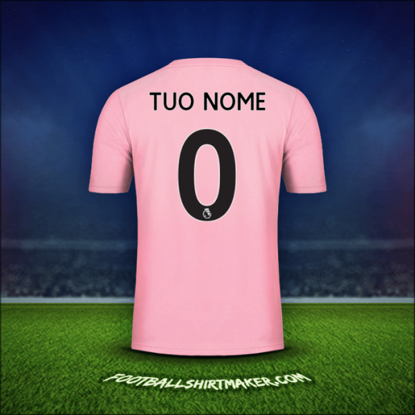 Maglia Leicester City FC Pink 2019/20 Seconda -  tuo nome - 0