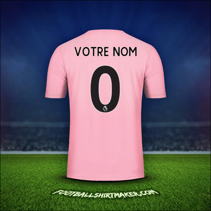 Maillot Leicester City FC Pink 2019/20 Extérieur -  votre nom - 0