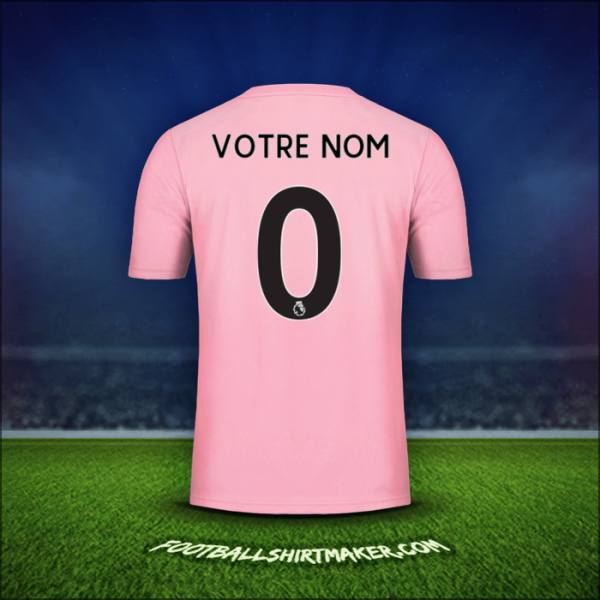 Maillot Leicester City FC Pink 2019/20 Extérieur -  votre nom - 0
