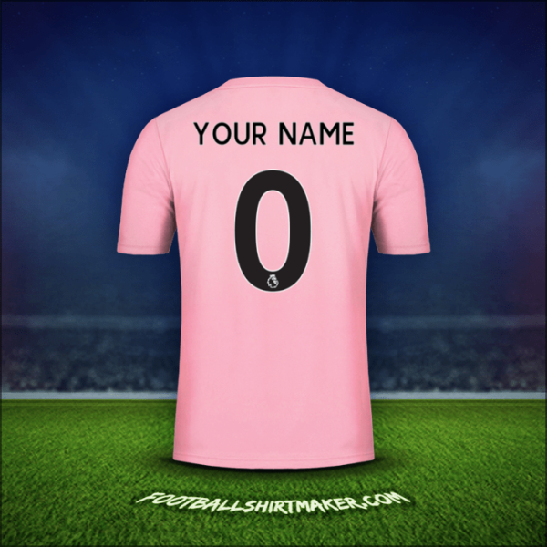 Shirt Leicester City FC Pink 2019/20 Away -  your name - 0