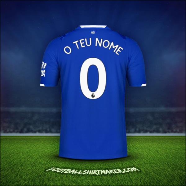 Camisola Everton FC 2019/20 -  o teu nome - 0