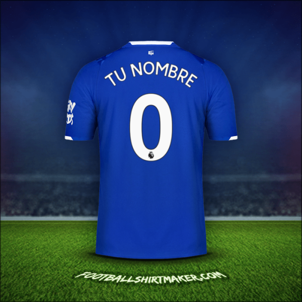 Jersey Everton FC 2019/20 -  tu nombre - 0