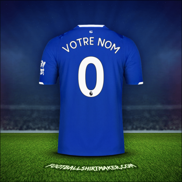 Maillot Everton FC 2019/20 -  votre nom - 0