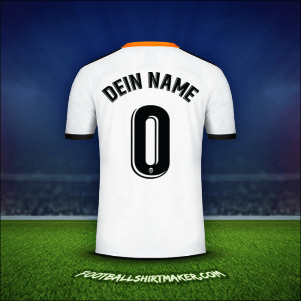 Trikot Valencia CF 2019/20 -  dein name - 0