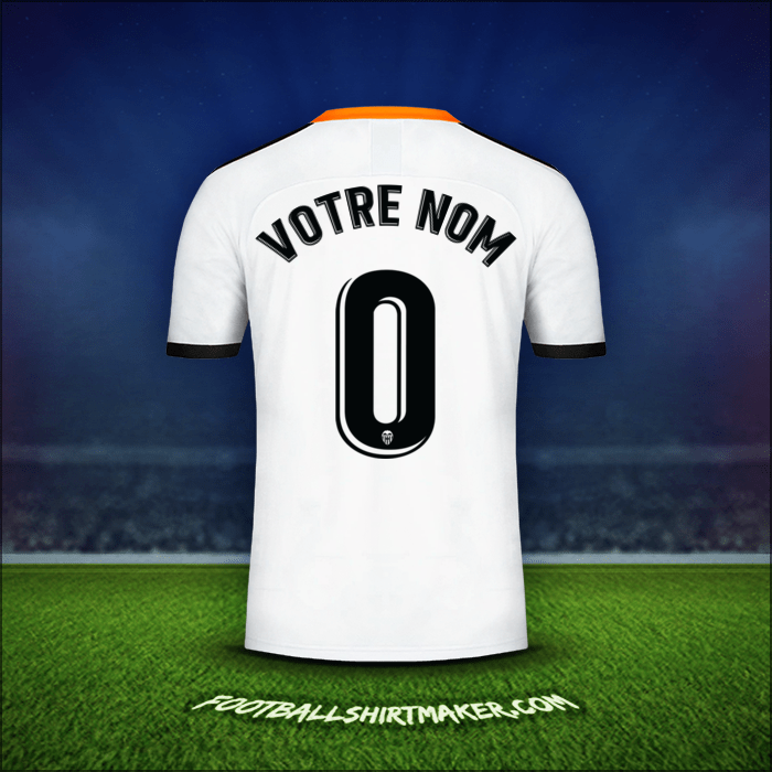 Maillot Valencia CF 2019/20 -  votre nom - 0