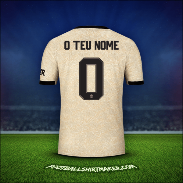 Camisola Manchester United Cup 2019/20 Alternativa -  o teu nome - 0