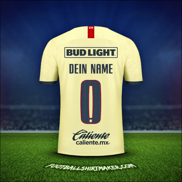 Trikot Club America 2019/20 -  dein name - 0