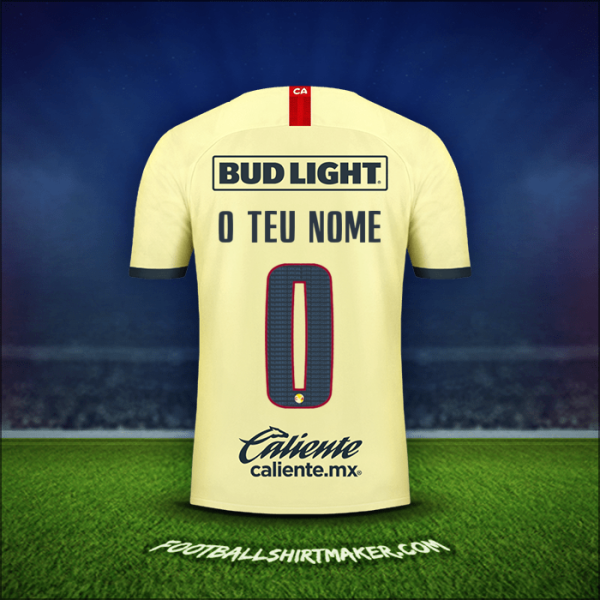 Camisola Club America 2019/20 -  o teu nome - 0