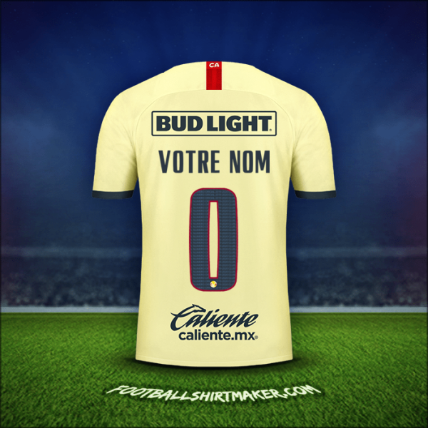 Maillot Club America 2019/20 -  votre nom - 0